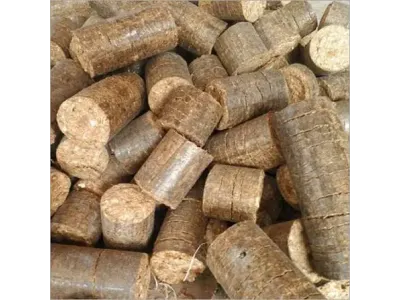 High-Density Industrial Biomass Briquettes (90mm)