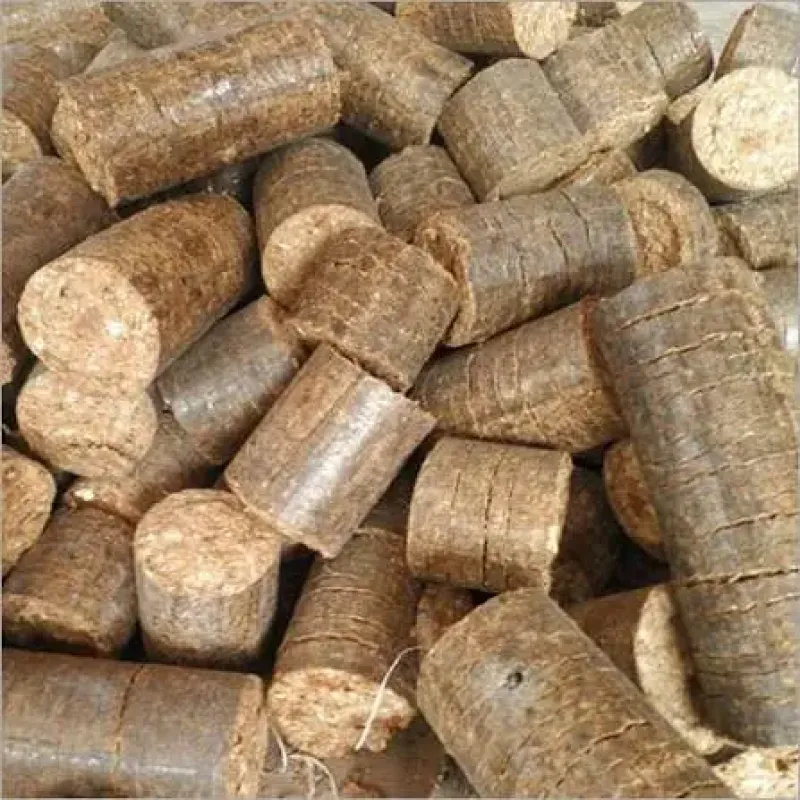 High-Density Industrial Biomass Briquettes (90mm)